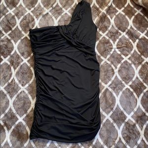 Black large bebe dress
